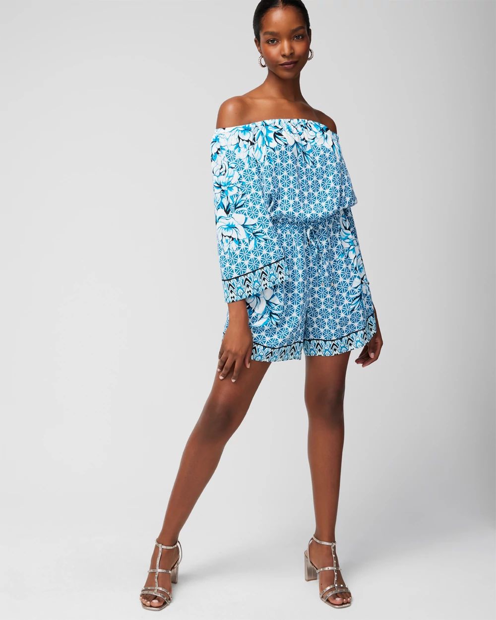 Romper white house black market top
